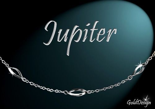 Jupiter - řetízek rhodium